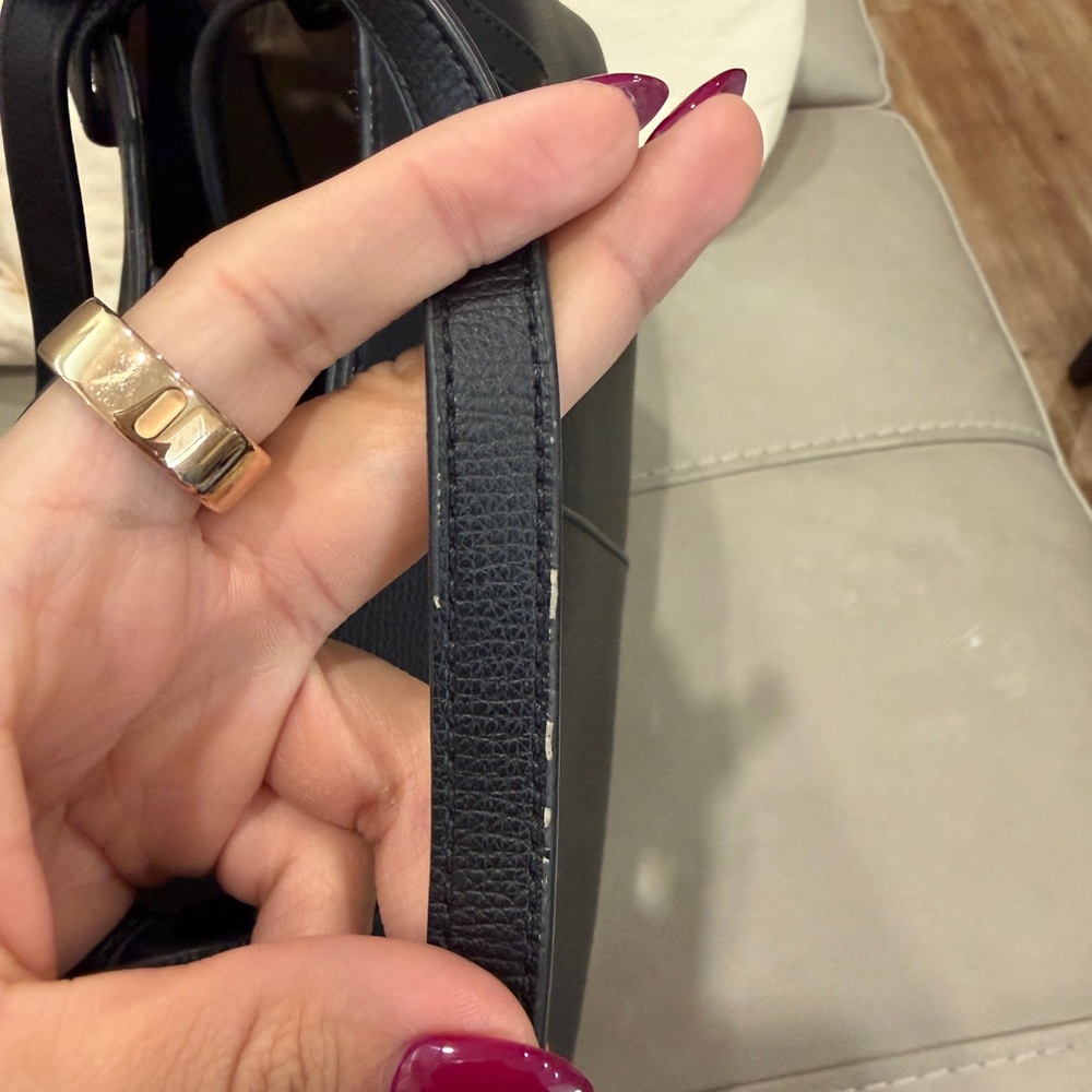 Polène Black Leather Shoulder Bag - Picture 8 of 9